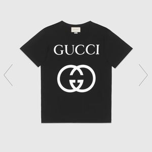 Men’s Oversized T-shirt with interlocking G (original box, tags, and receipt)